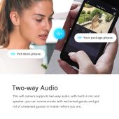 Foscam SD2 - 1080p Outdoor Dual-Band WiFi PTZ 4x Optical Zoom Security Camera with 2-Way Audio & AI Human Detection