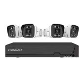 Foscam FNA108E-B4 - 8 Channel 4K 8MP PoE NVR Kit with 4x V8EP Cameras & Built-in 2TB HDD