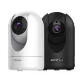 Foscam R2M - 1080P 2MP Indoor Pan Tilt Dual-Band WiFi Security Camera with 2-Way Audio & AI Human Detection