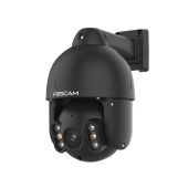 Foscam SD8EP - 4K 8MP Outdoor PoE Auto Tracking PTZ IP Camera with 2-Way Audio, 4x Optical Zoom, AI Human / Vehicle Detection and Spotlight / Siren Alarm