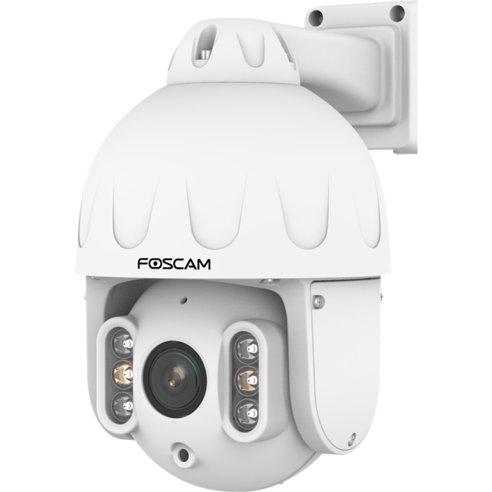 Foscam SD8EP - 4K 8MP Outdoor PoE PTZ IP Camera with Built-in Siren & Spotlight, 2-Way Audio, 4x Optical Zoom & AI Human / Vehicle Detection