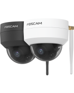 Foscam D4Z - 2K 4MP Outdoor PTZ Dual-Band WiFi Security Camera with 4x Optical Zoom, IK10 Dome and AI Human Detection