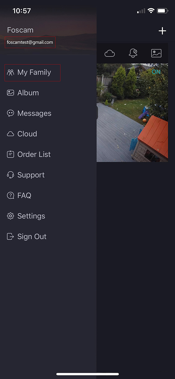 athome camera app register