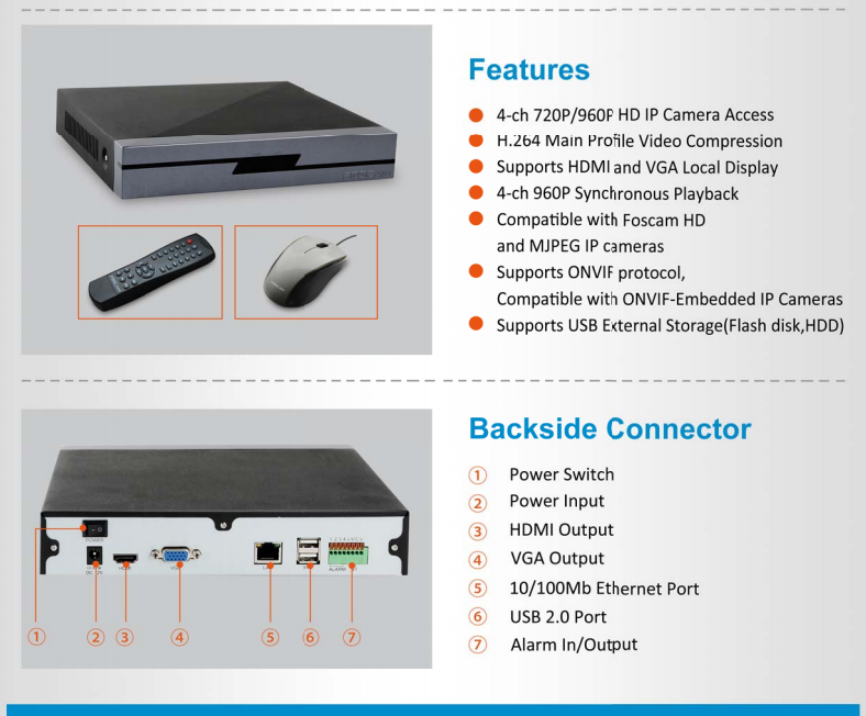 Foscam store nvr setup